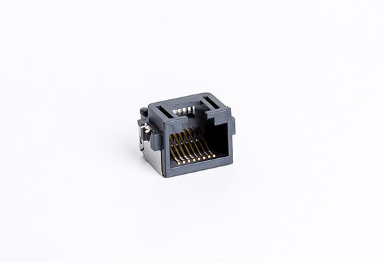 rj45 smt connector Single Port  Shield Mounting Without Magnetics TM58S811EXX11